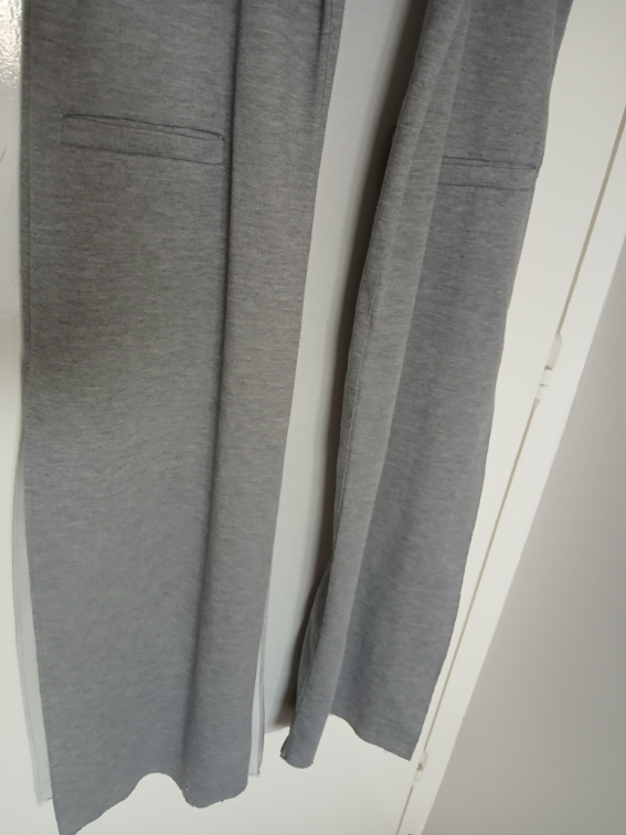 Stradivarius sivi dugacki sako - kardigan, M slika #4