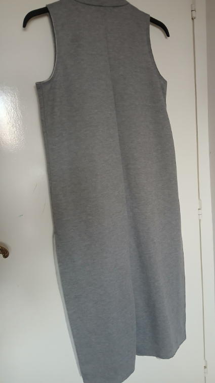 Stradivarius sivi dugacki sako - kardigan, M slika #5