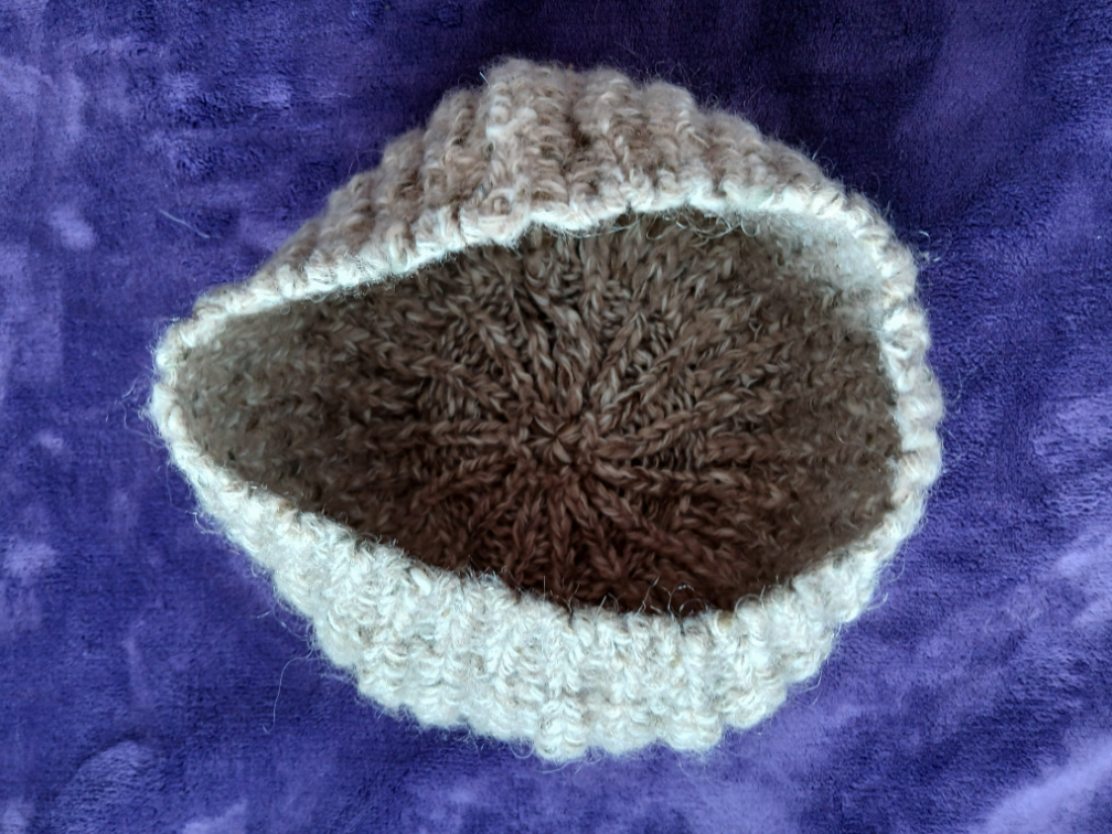 Per Una italijanska bež vunena-moher kapa slika #3