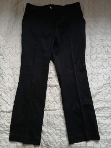 Global crne pamucne poslovne pantalone, L