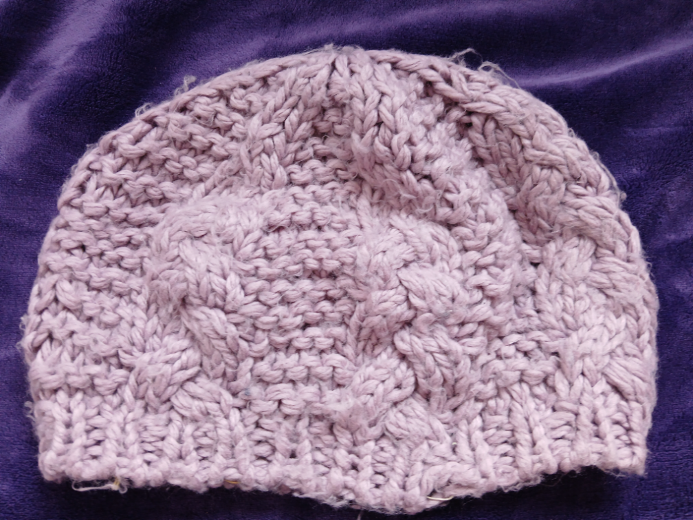 Click six lila komplet kapa i tuba šal slika #4