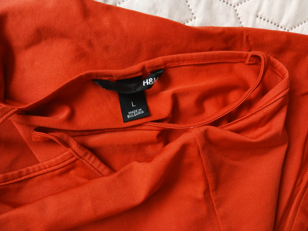 H&M majica na bretele cigla boje, L slika #3