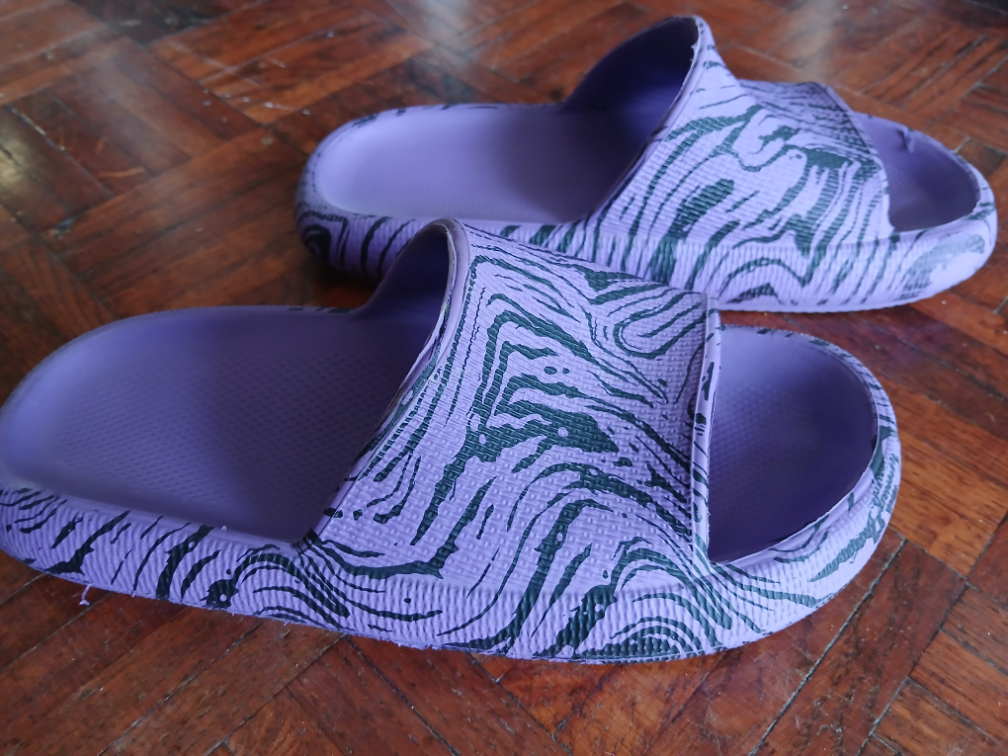 Cropp ljubicasto-crne gumene papuce, 40-41 slika #2