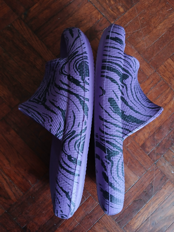 Cropp ljubicasto-crne gumene papuce, 40-41 slika #5