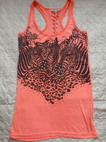 Tally Weijl neon majica sa zebrama, L