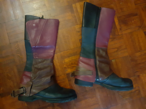 Unikatne duboke cizme od prave koze, 42-43