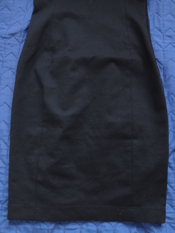 Zara crna top mini uska haljina, M slika #3