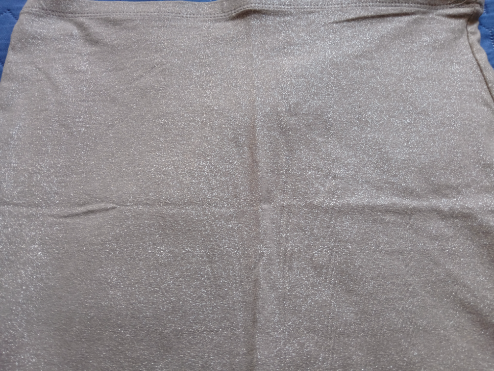 H&M siva-srebrna svetlucava uska mini suknja, M slika #2