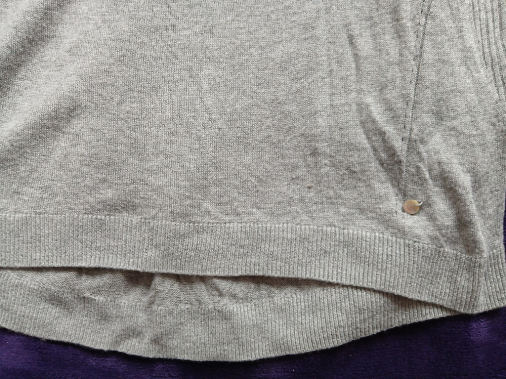 Promod sivi viskozni tanki nezni dzemper, S-M slika #4