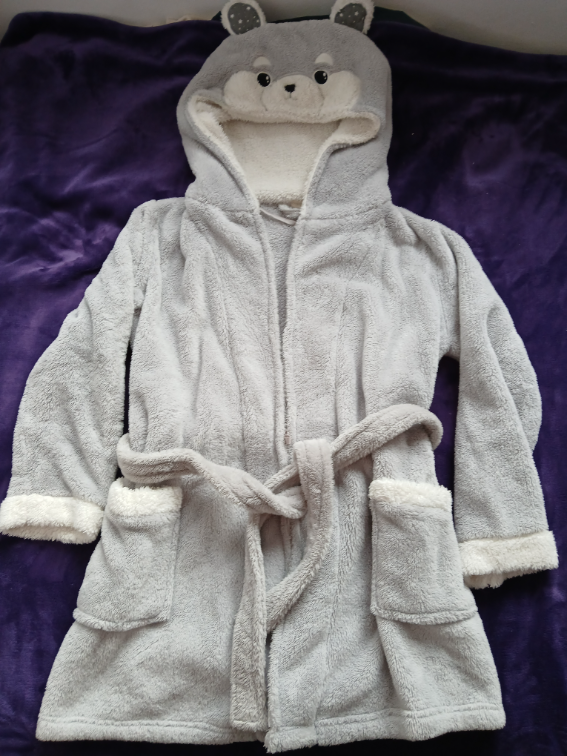 Oysho debeli mekani bade-mantil meda sa usima, XL slika #1