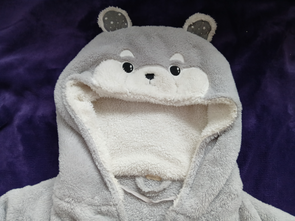 Oysho debeli mekani bade-mantil meda sa usima, XL slika #3