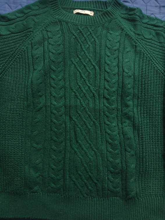 Nov House brand zeleni dzemper sa radom, XL slika #3