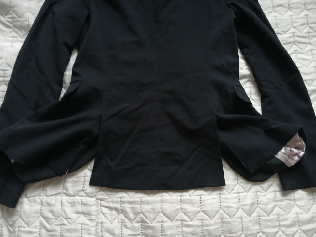 H&M crni strukirani sako, 34 slika #5