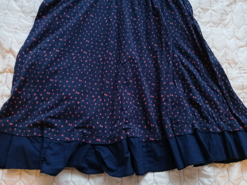 Springfield pamucna teget haljina sa srcima,XL-XXL slika #4