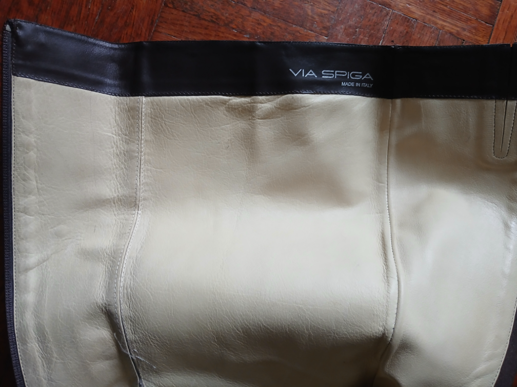 Via Spiga crne kozne cizme na tanku stiklu, 42 slika #3