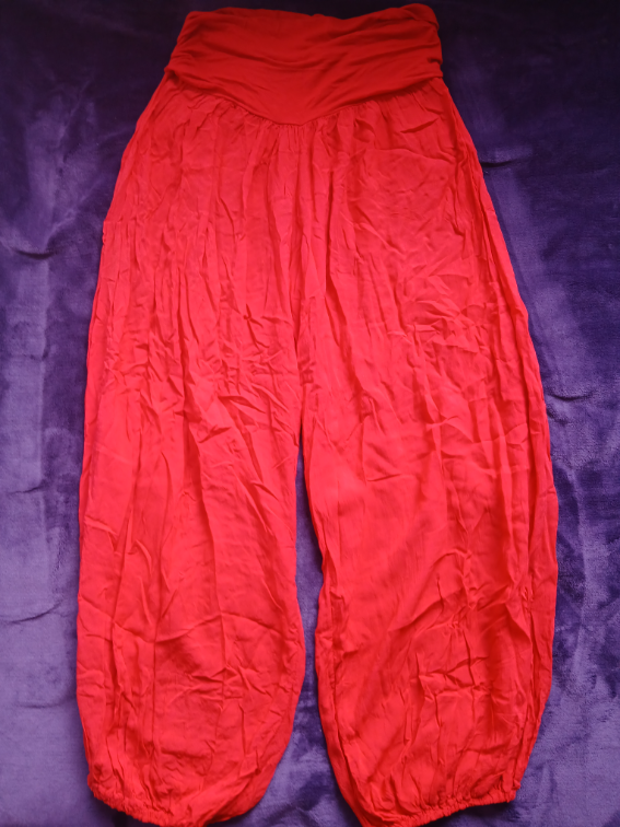 Crvene pamucne-viskozne italijanske salvare, M-L slika #1