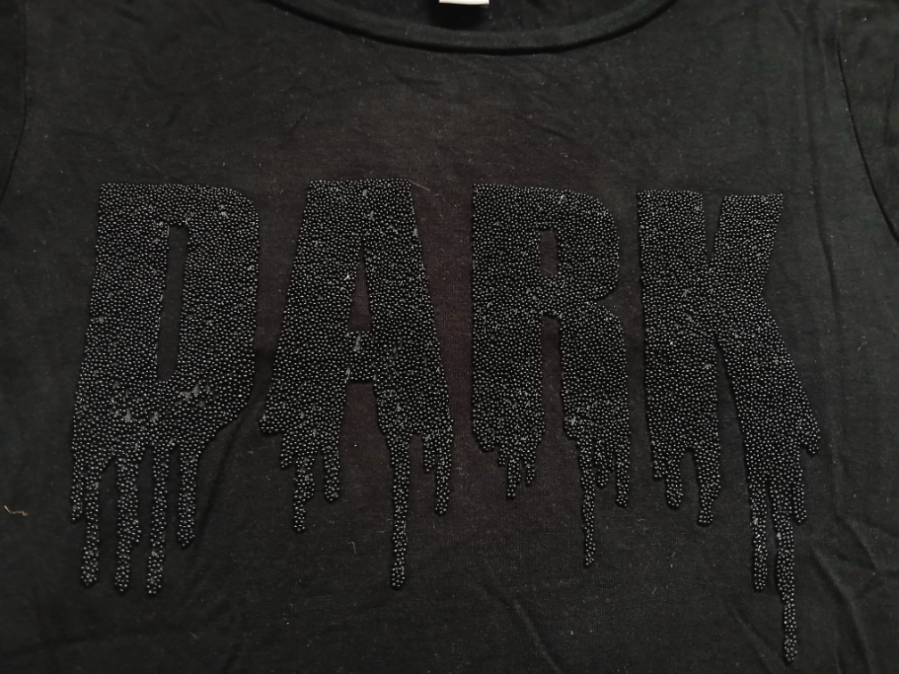 Amisu crna "Dark" viskozna majica, XS slika #2