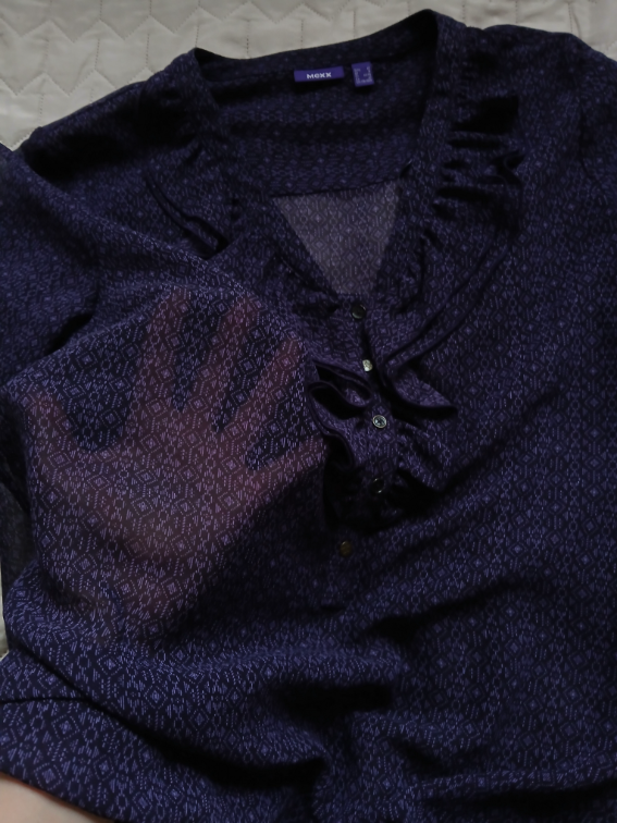 Mexx prelepa ljubicasta kosulja sa karnerima, 42 slika #5