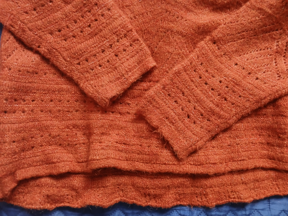 Nov Springfield bakarni-narandzasti dzemper, XL slika #3