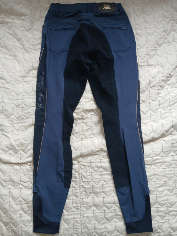 Lauria Garrelli plave pantalone za jahanje, 34 slika #3