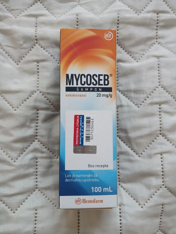 Mycoseb medicinski sampon protiv peruti 100ml slika #1