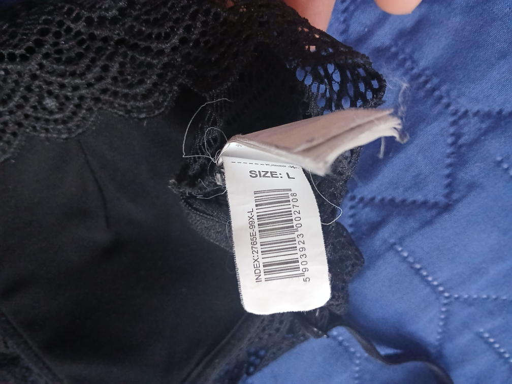 House brand crni cipkani top - grudnjak, L slika #3