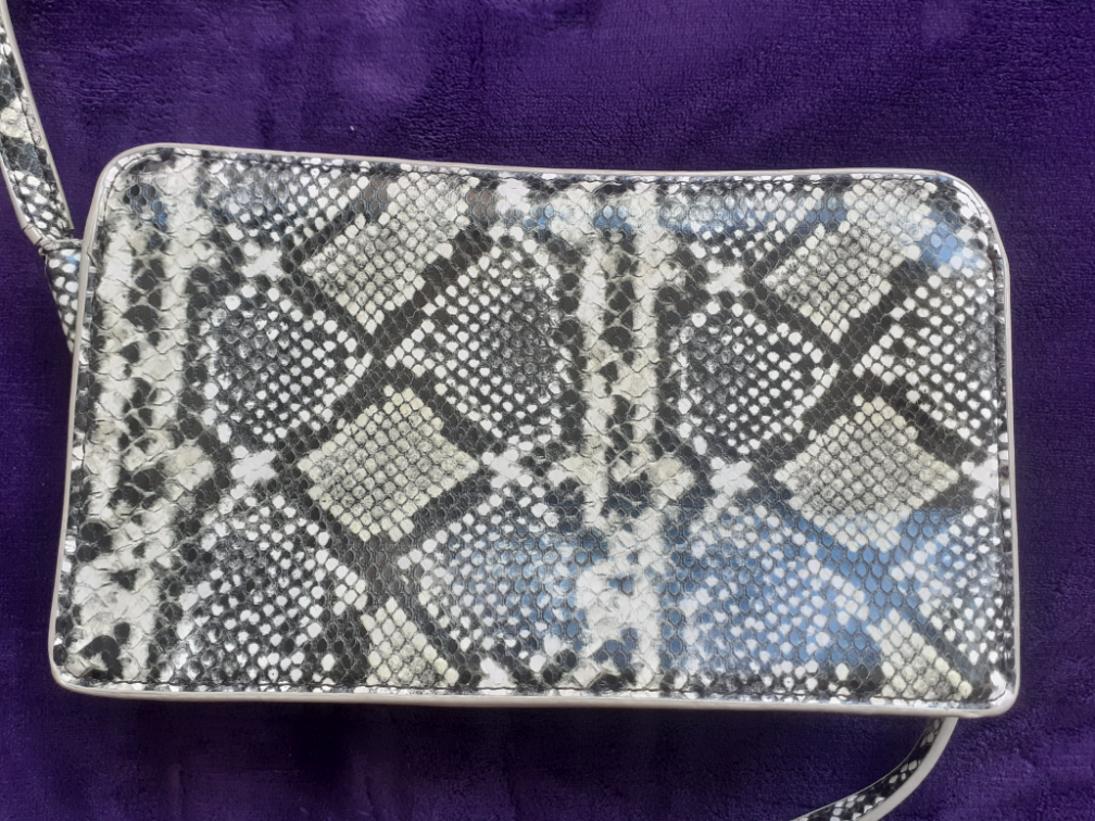 Parfois kozna torba zmijskog dezena sa lancem slika #4