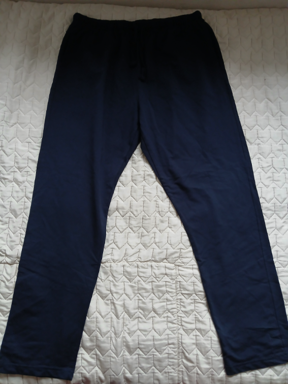 LC Waikiki pamucne teget pantalone sa uckurom, 3XL slika #1