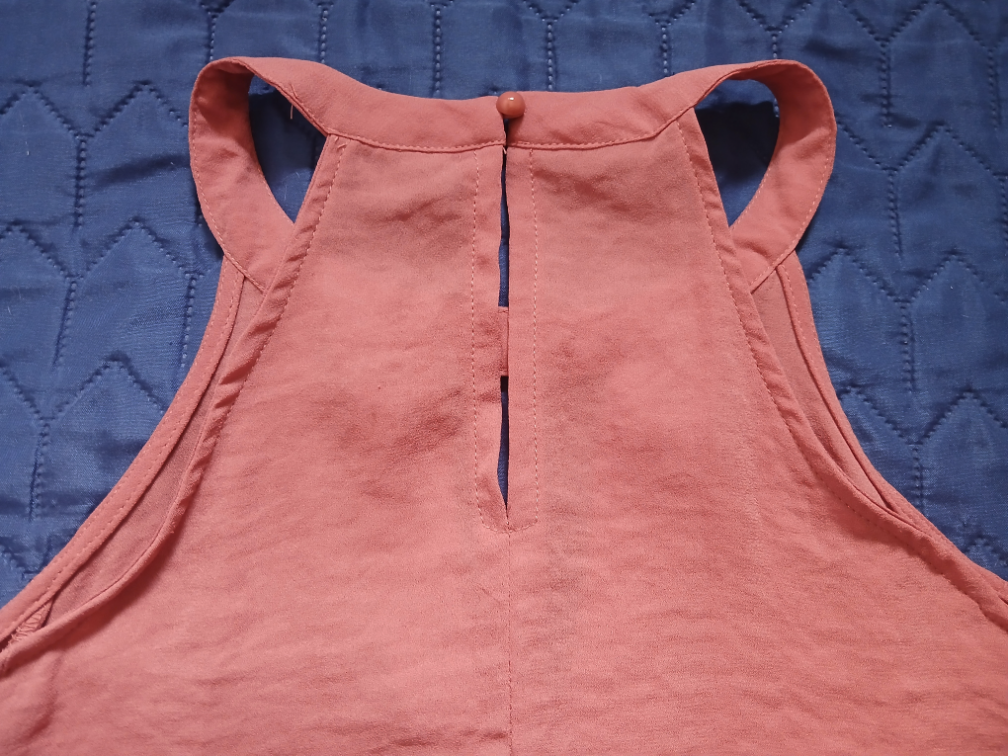 Amisu koralna/roze kosulja - bluza bez ramena, M-L slika #5