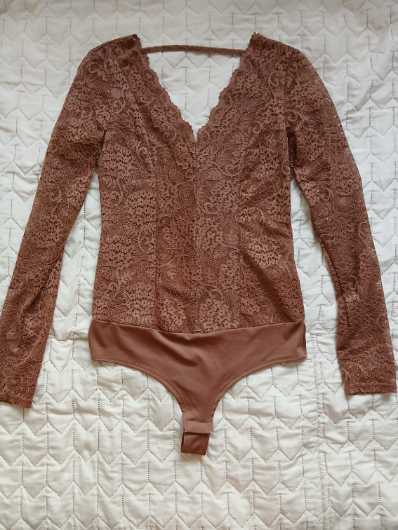 Nov Amisu braon cipkani bodi, S-M slika #1