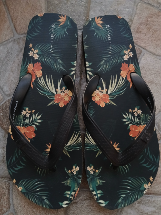 House brand gumene cvetne japanke, 42-43-44 slika #1