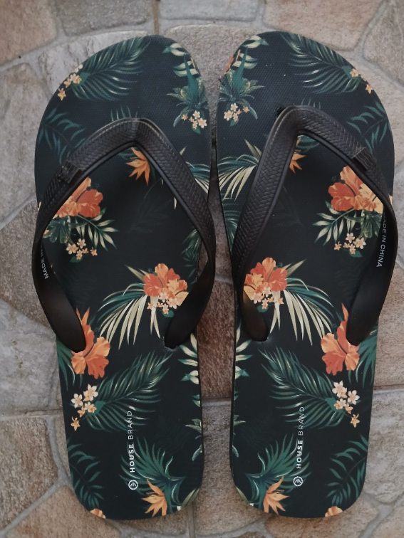 House brand gumene cvetne japanke, 42-43-44 slika #2