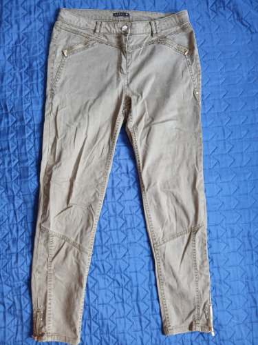 Bréal maslinasto zelene-drap pantalone, 38