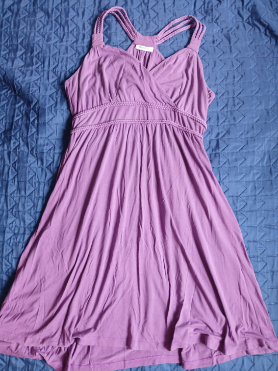 C&A Yessica ljubicasta haljina na bretele, L-XL slika #1