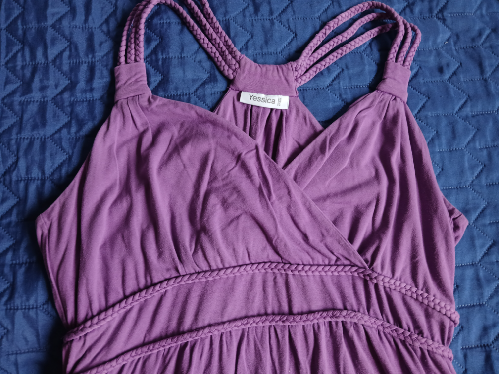 C&A Yessica ljubicasta haljina na bretele, L-XL slika #2