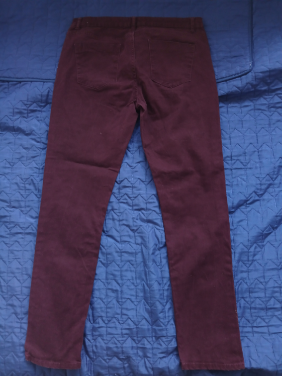 Kiabi slim fit bordo pantalone, 40-42 slika #3