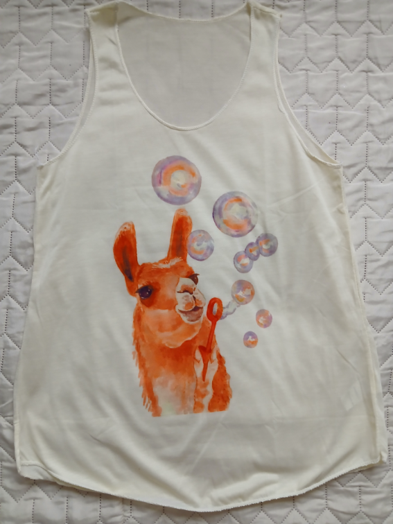 Nova SM Wardrobe krem majica sa lamom, S slika #1