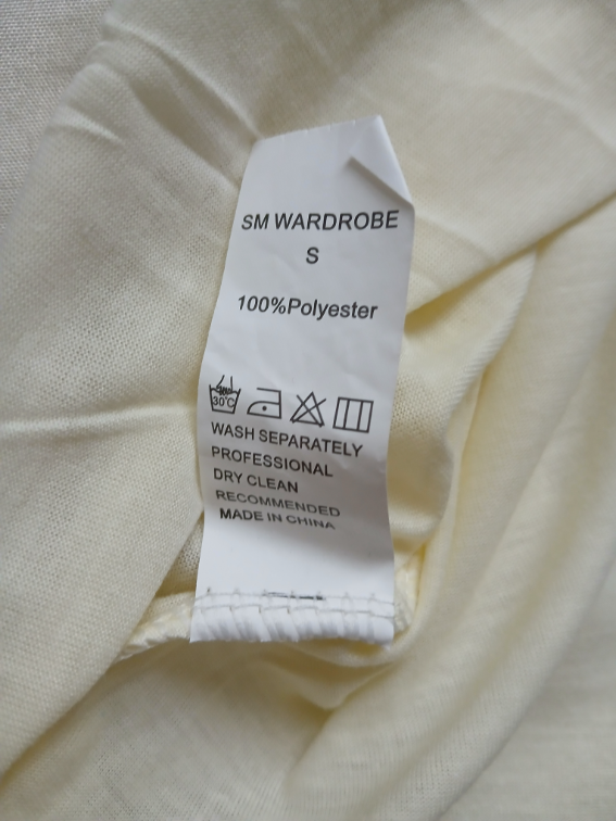 Nova SM Wardrobe krem majica sa lamom, S slika #4