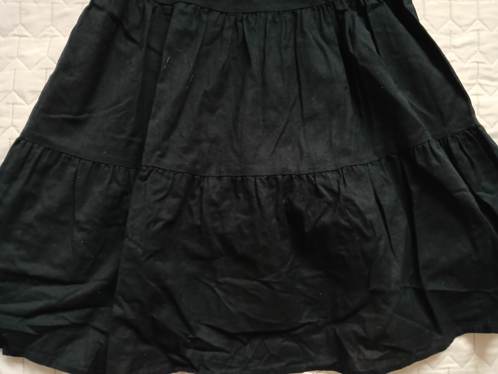 Nova Primark crna haljina sa puf rukavima, 34 slika #4