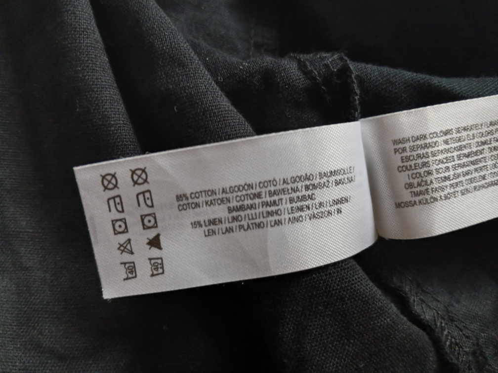 Nova Primark crna haljina sa puf rukavima, 34 slika #5