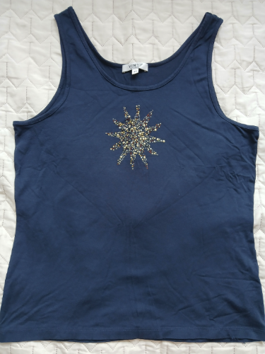 Vento teget-plava viskozna majica sa suncem, 44