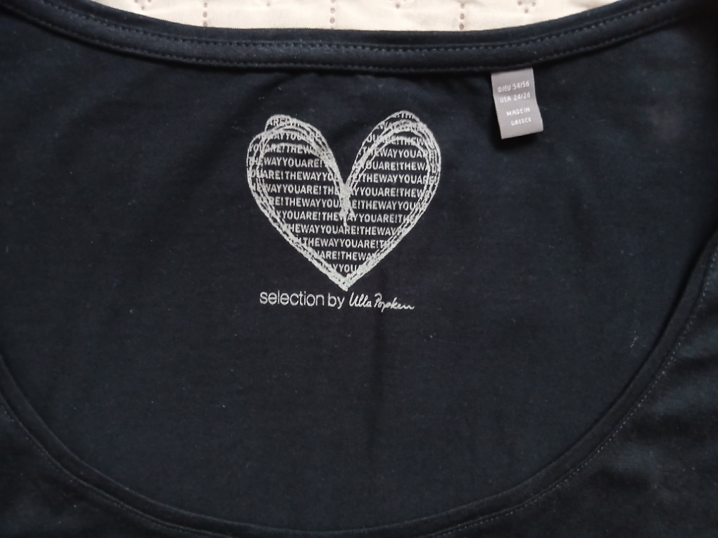 Ulla Popken teget viskozna bluza bez rukava, 54-56 slika #2