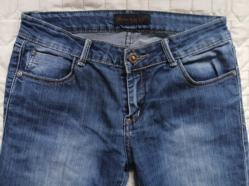 Teksas farmerke sa prelepim detaljima, L slika #2