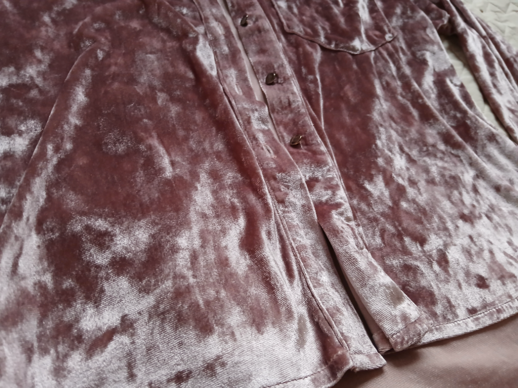 Alfred and sisters roze plisana kosulja, M-L slika #3