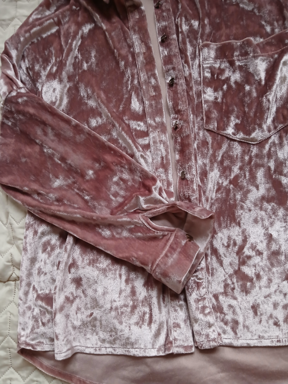 Alfred and sisters roze plisana kosulja, M-L slika #4