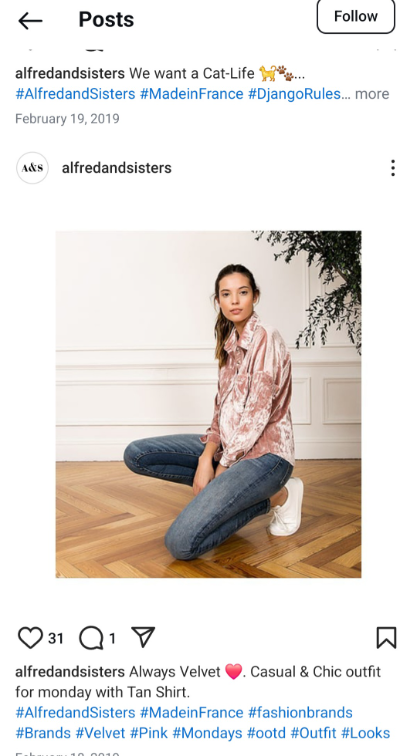 Alfred and sisters roze plisana kosulja, M-L slika #5