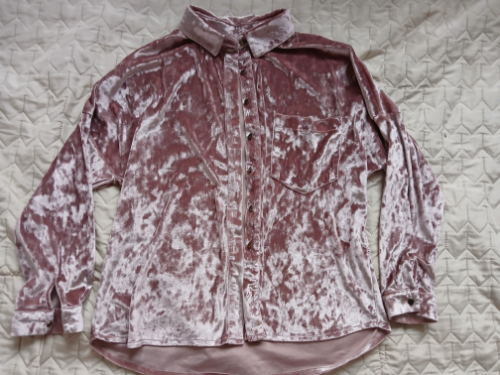 Alfred and sisters roze plisana kosulja, M-L