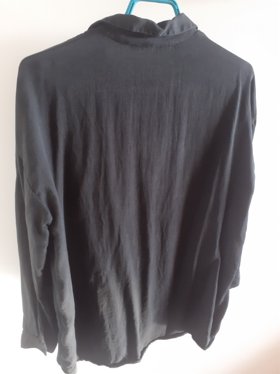 Nova LCW crna liocel casual kosulja, S slika #3