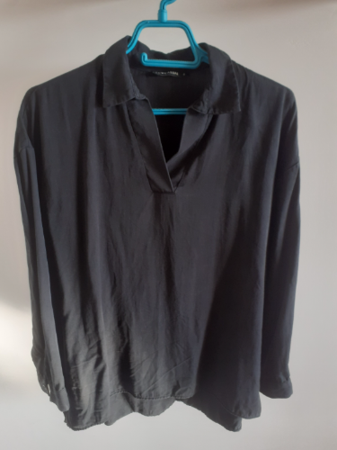 Nova LCW crna liocel casual kosulja, S