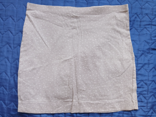 H&M pamucna uska siva mini suknja na tufnice, S